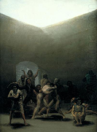 Francisco de Goya Courtyard with Lunatics or Yard with Madmen china oil painting image